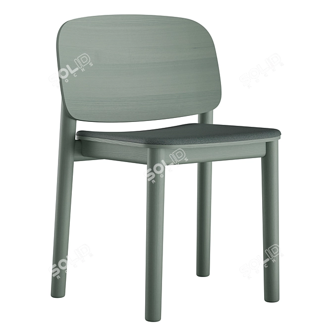 Billiani White Upholstered Chair 3D model image 12