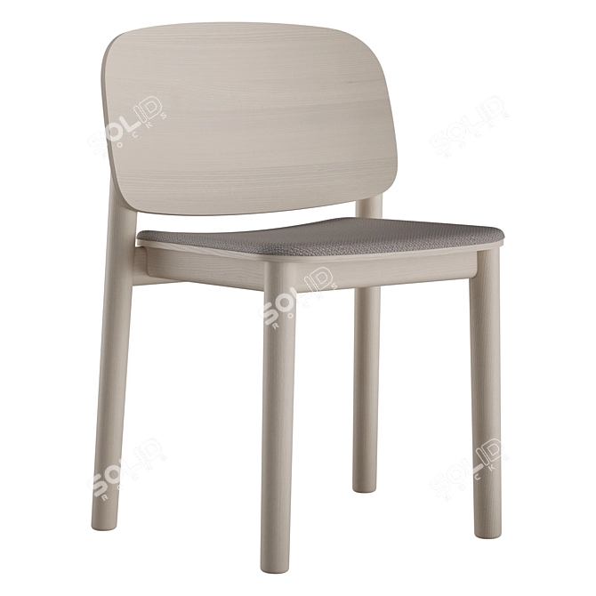 Billiani White Upholstered Chair 3D model image 13