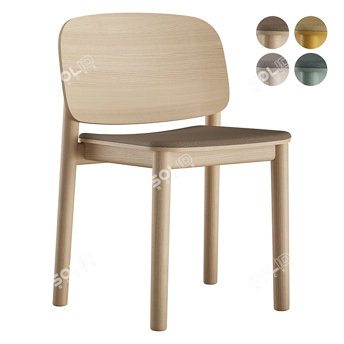 Billiani White Upholstered Chair 3D model image 18
