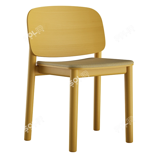 Billiani White Upholstered Chair 3D model image 19