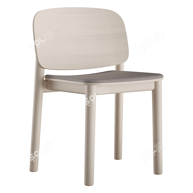 Billiani White Upholstered Chair 3D model image 20