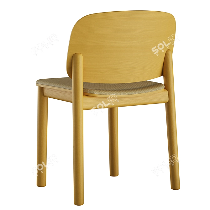 Billiani White Upholstered Chair 3D model image 22