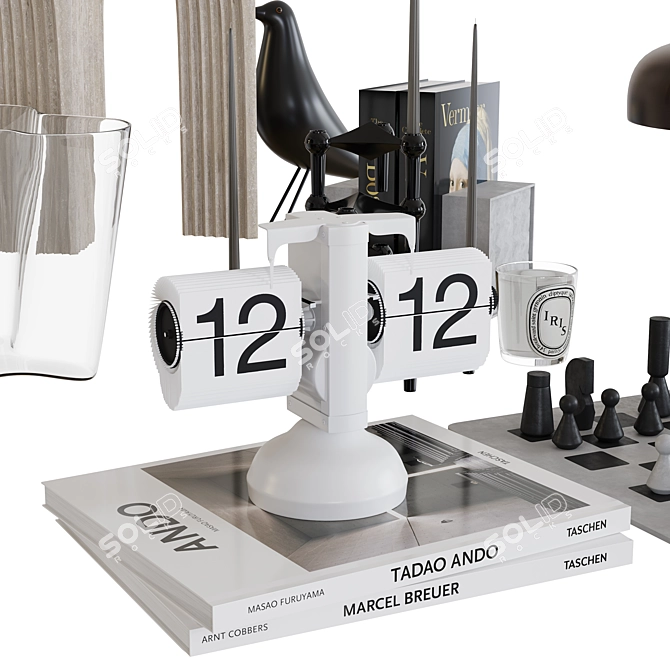 Nordic Chic Decor Set 3D model image 3