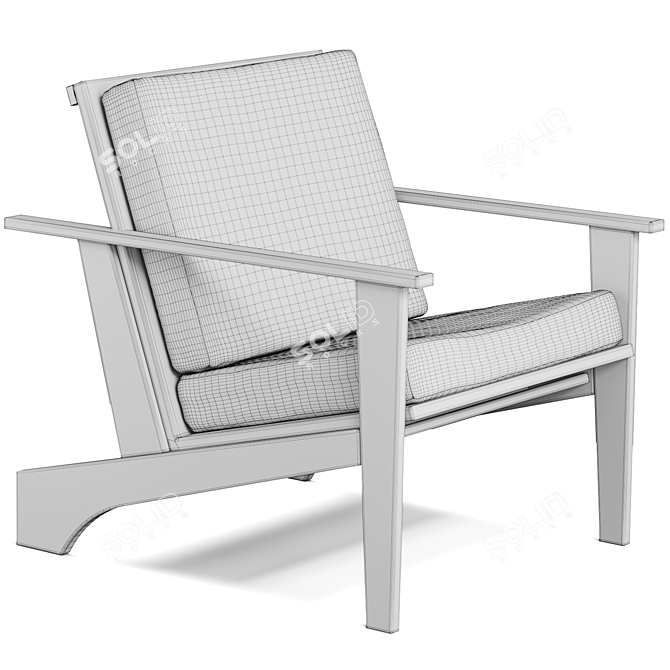 Keng Kian Rotating Armchair Kit 3D model image 4