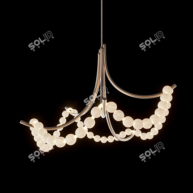  Adjustable Modern Pendant Light 3D model image 1