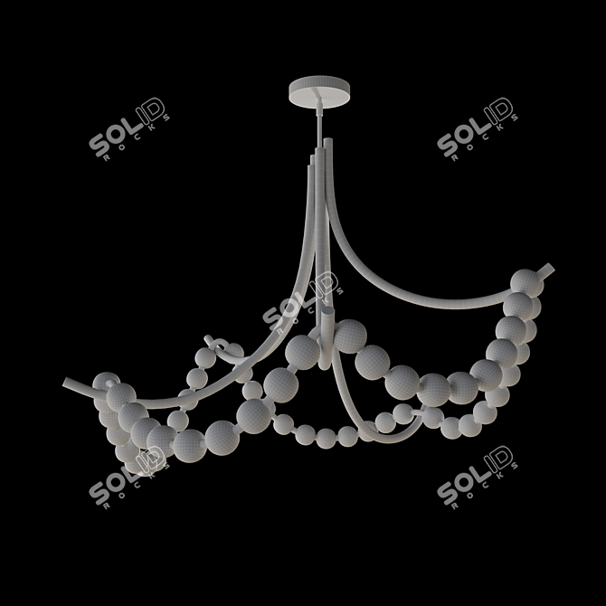  Adjustable Modern Pendant Light 3D model image 2