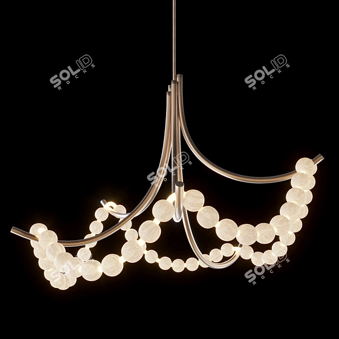  Adjustable Modern Pendant Light 3D model image 5