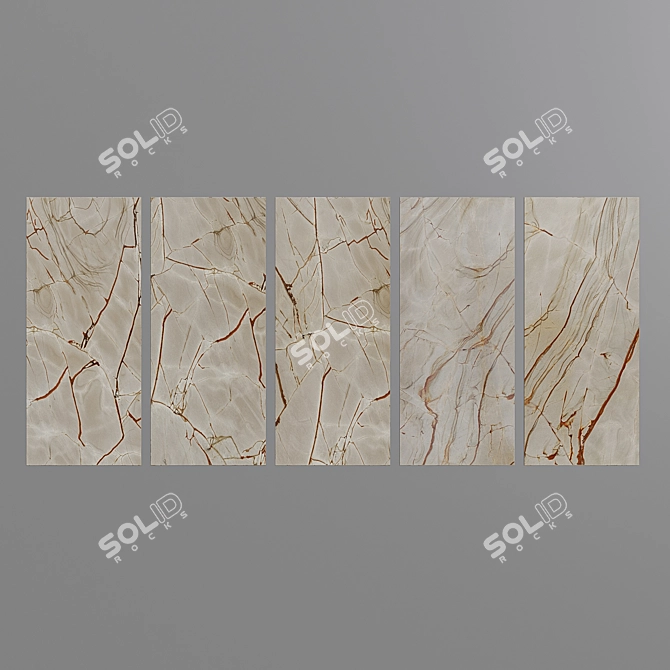 Large Format Ceramic Tile 40mm 3D model image 3