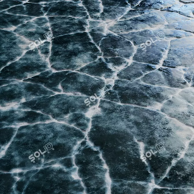 Cracked Ice 4K Textures Bundle 3D model image 3