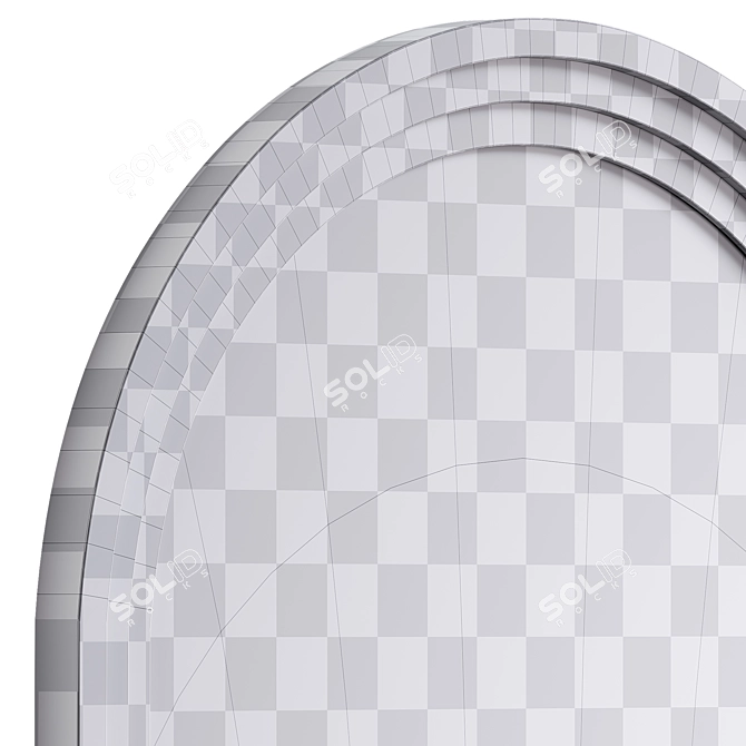 Letsi Floor Mirror, La Redoute 3D model image 6