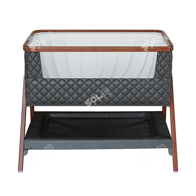 CoZee Luxe Walnut/Slate Cradle 3D model image 3