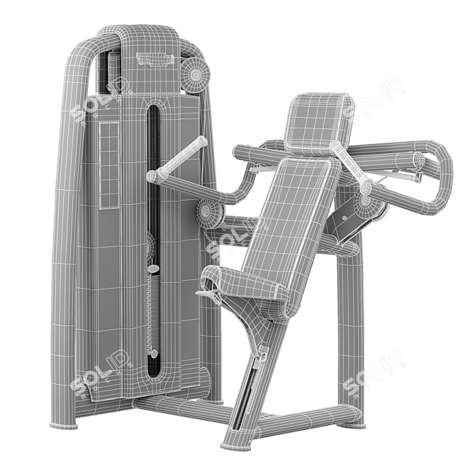 Technogym Shoulder 700 Render Textures 3D model image 4