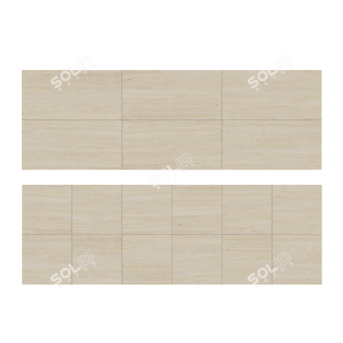 Laparet Eternity Beige Ceramic Tiles 3D model image 2