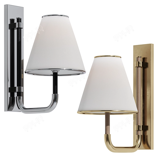 Rigby Small Sconce by Visual Comfort 3D model image 7