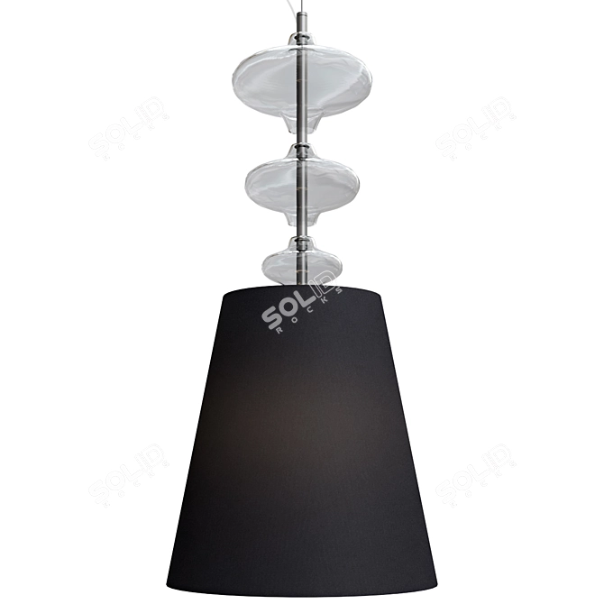 Eva Crystal Pendant Lamp Beauty 3D model image 1