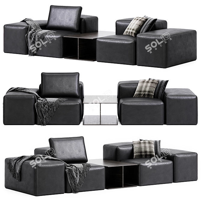 FENDA Cube Sofa Corona 5 3D model image 1