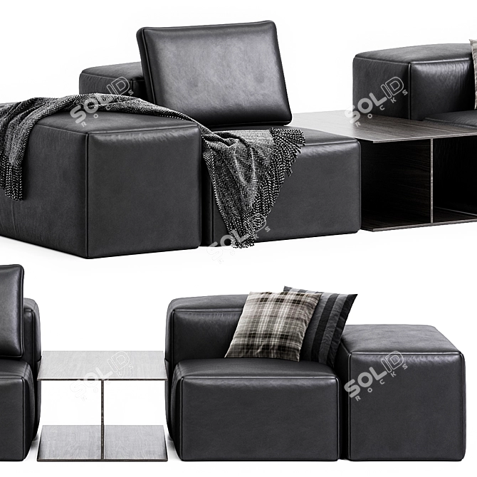 FENDA Cube Sofa Corona 5 3D model image 4