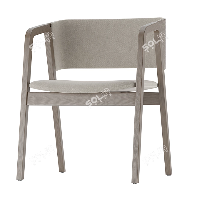  Modern chair with dual finish 3D model image 18