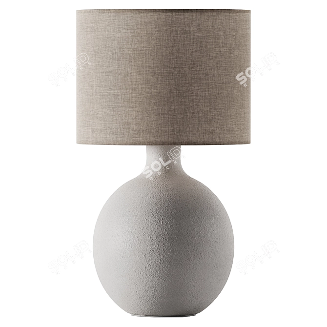 Sleek Modern Table Lamp 3D model image 2