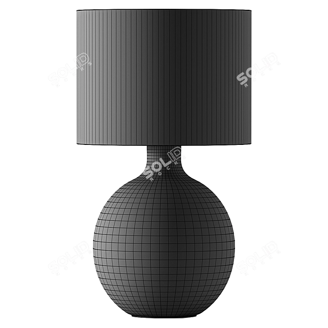 Sleek Modern Table Lamp 3D model image 3