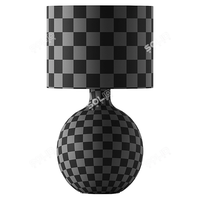 Sleek Modern Table Lamp 3D model image 4