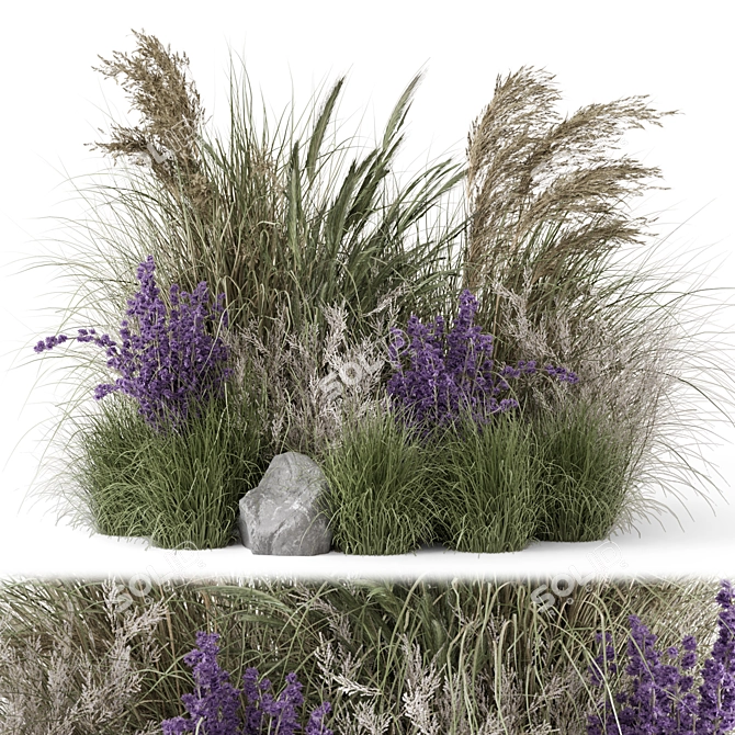 Outdoor Garden Set 2171 Max 3D model image 2