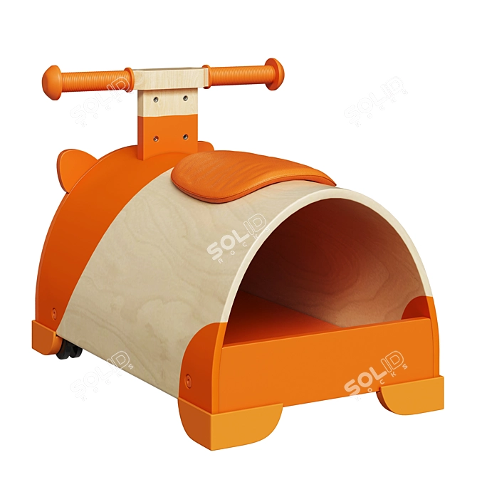 Janod Hamster Ride-On Toy 3D model image 3