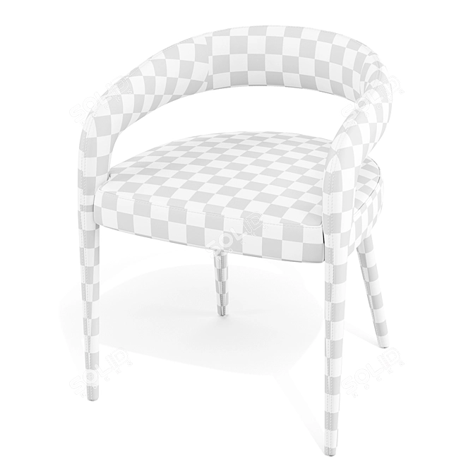 Brett Beldock Sculptural Dining Chair 3D model image 6