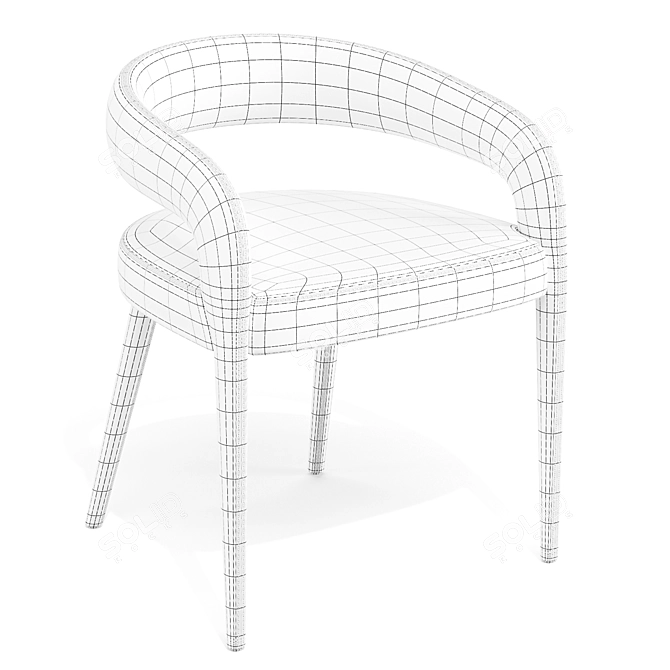 Brett Beldock Sculptural Dining Chair 3D model image 7