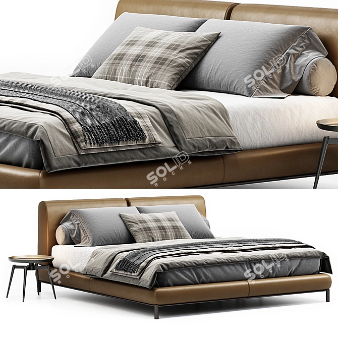 Modern Margot Bed by Domkapa 3D model image 3