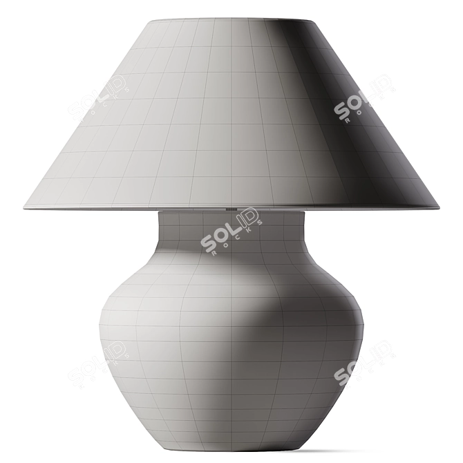 Parma Ceramic Table Lamp 3D model image 2