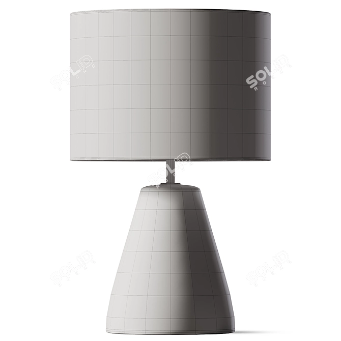 Amaresh Concrete Table Lamp 3D model image 2