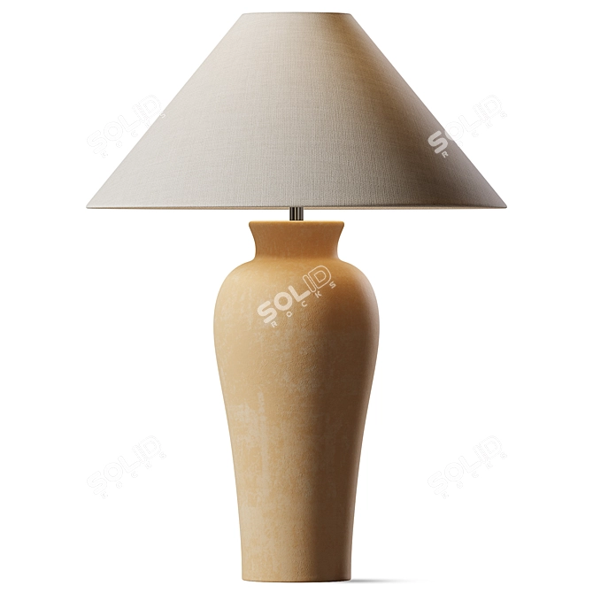 Terracotta Sasha Table Lamp 3D model image 1