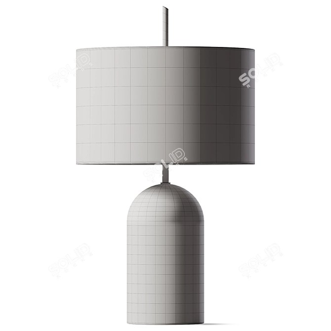 Sleek Modern Design Table Lamp 3D model image 2