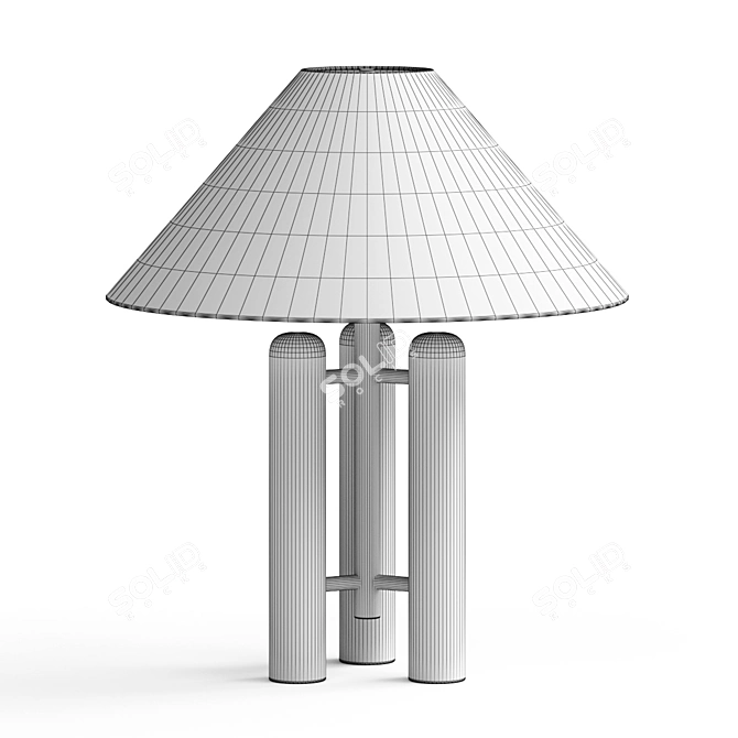  Contemporary Table Lamp, 460x530mm 3D model image 2