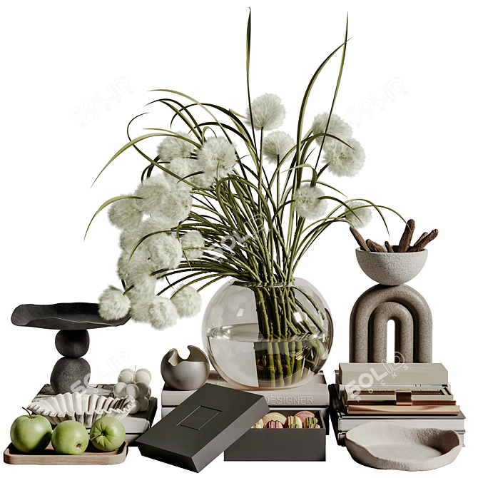 Elegant Decorative Collection 130 3D model image 2