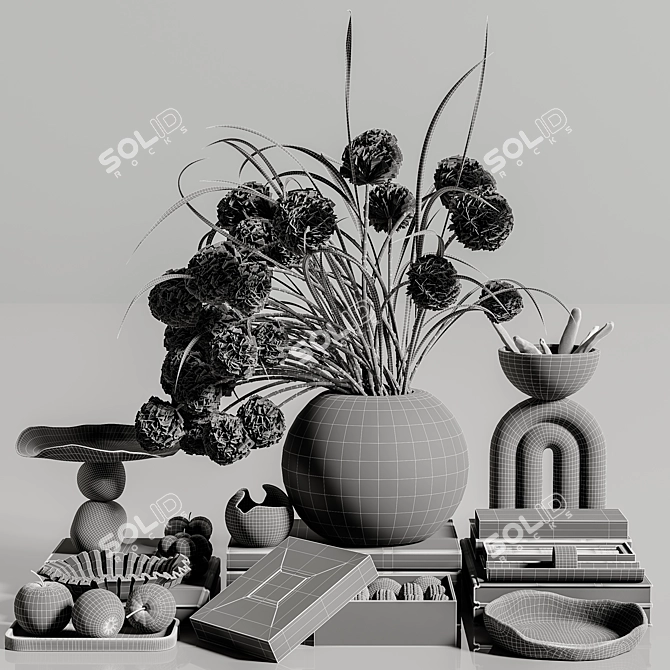 Elegant Decorative Collection 130 3D model image 8