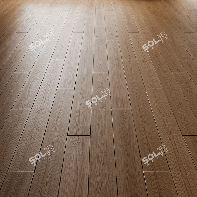 Exquisite Bauwerk Parquet Board 3D model image 5