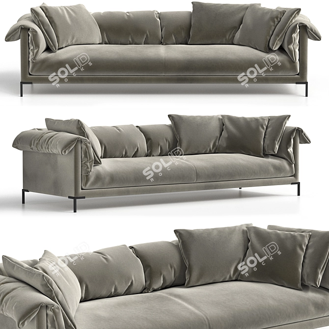 Modern Sofa by Stefano Spessotto 3D model image 4