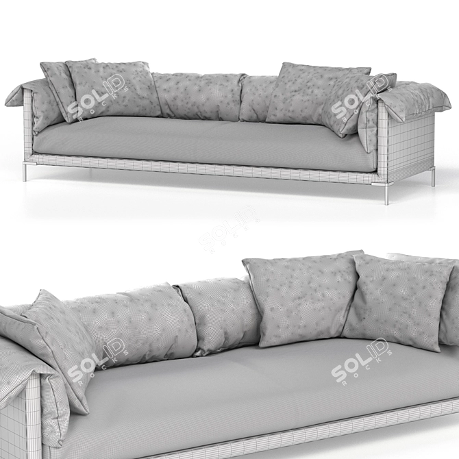 Modern Sofa by Stefano Spessotto 3D model image 6