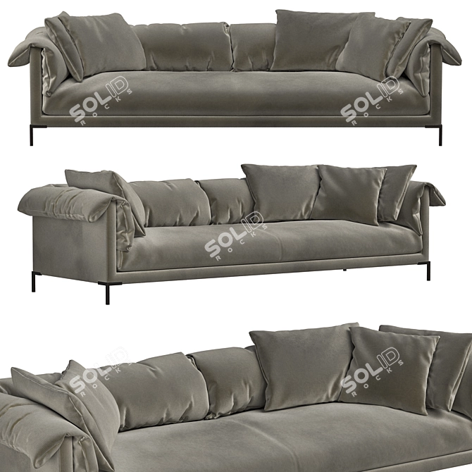 Modern Sofa by Stefano Spessotto 3D model image 9