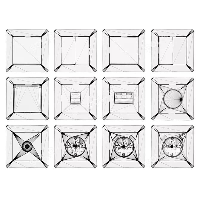 Werkel Graphite Acrylic Mechanisms 3D model image 2