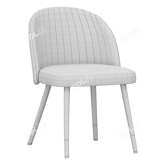 Woodville Gabi Chair Collection Modern-Look 3D model image 5