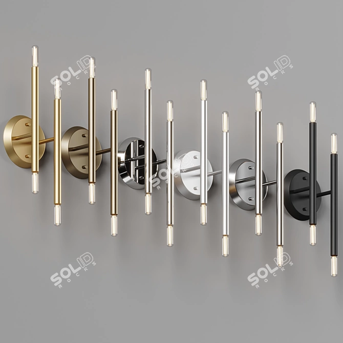 Modern Wall Sconce Mariann by Alder & Ore 3D model image 4