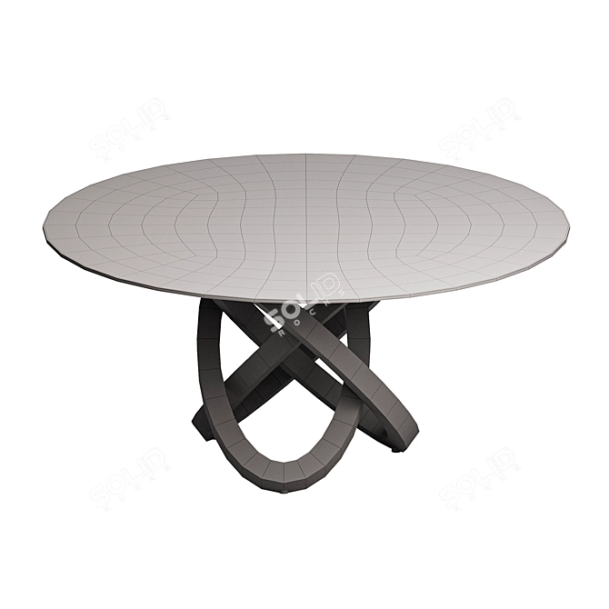 Modern Italian Designer Carioca Table 3D model image 3