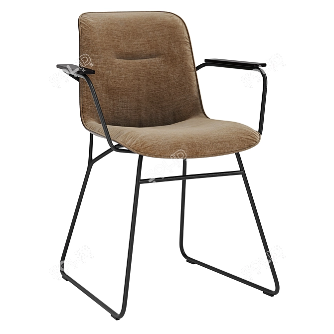 Sleek Minimalist Mobimex Chair 3D model image 1