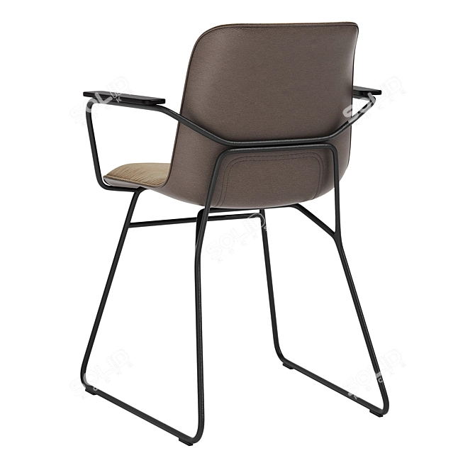 Sleek Minimalist Mobimex Chair 3D model image 2