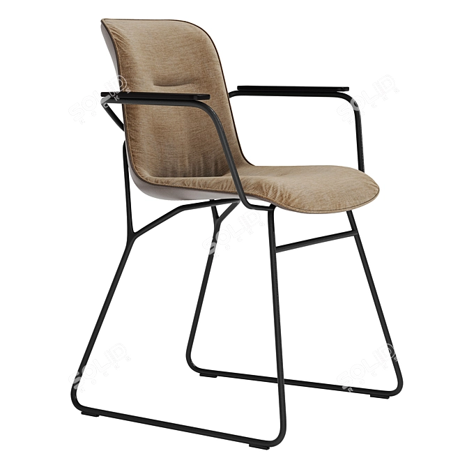 Sleek Minimalist Mobimex Chair 3D model image 4