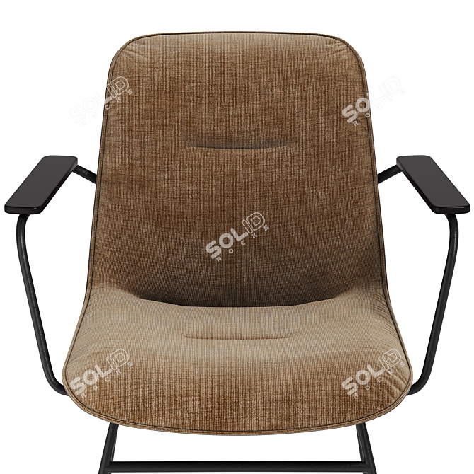 Sleek Minimalist Mobimex Chair 3D model image 6