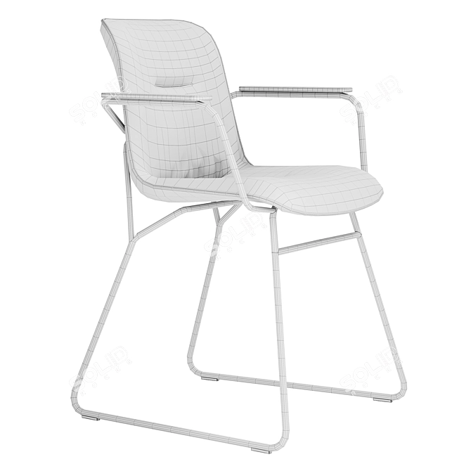 Sleek Minimalist Mobimex Chair 3D model image 7